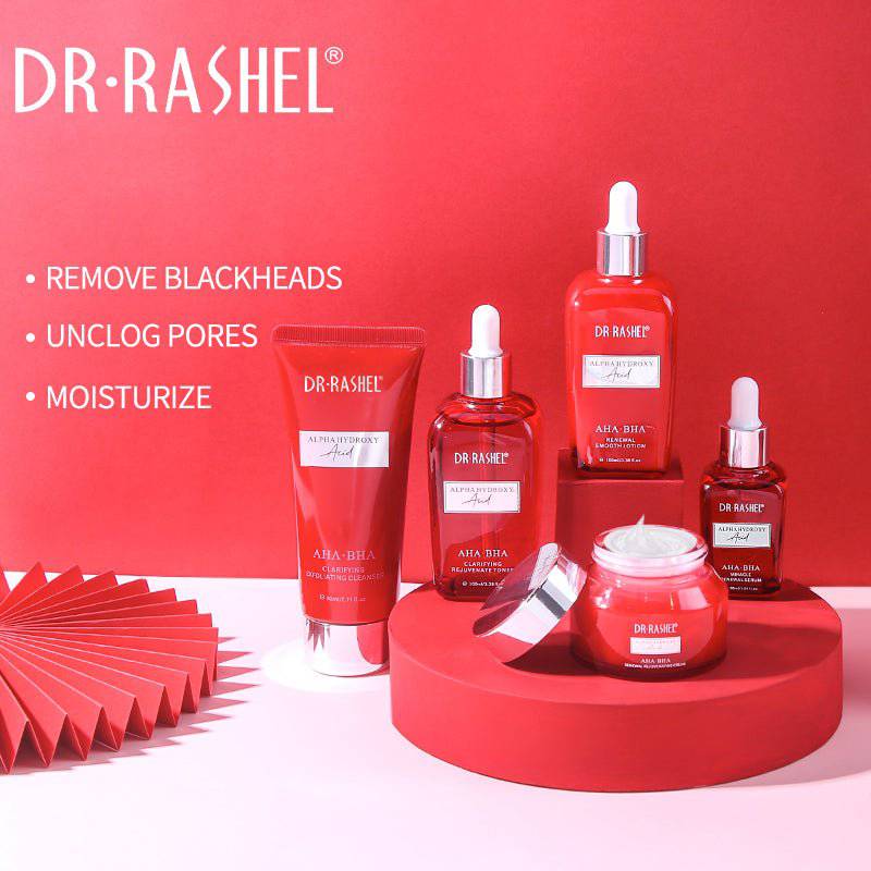 DR RASHEL AHA BHA Miracle Renewal Skin Care Set Facial Care Kit Pack Of 11 - Dr-Rashel-Official