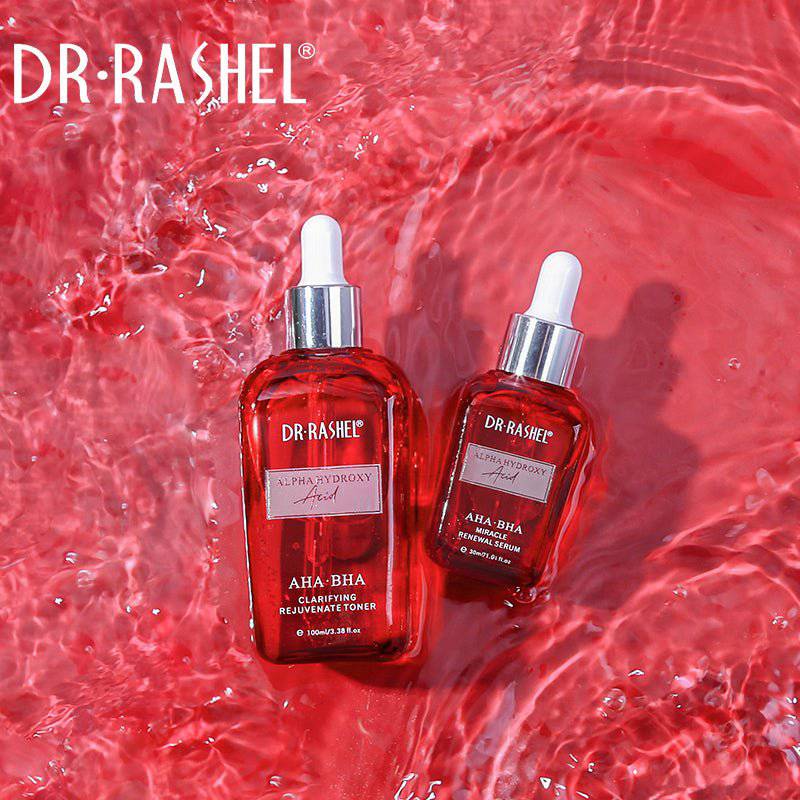 DR RASHEL AHA BHA Miracle Renewal Skin Care Set Facial Care Kit Pack Of 11 - Dr-Rashel-Official