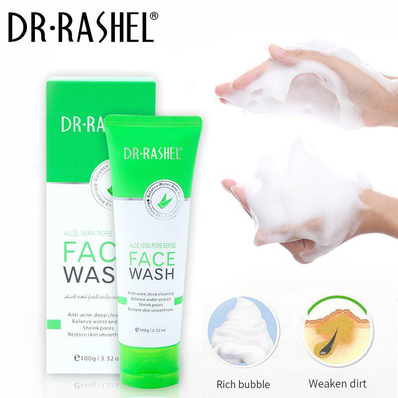DR RASHEL Aloe Vera Pore Refine Face Wash 100g - Dr-Rashel-Official