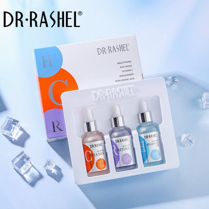 Dr.Rashel Vitamin C , Hyaluronic Acid And Retinol Facial Serum - Pack Of 3 - Dr-Rashel-Official