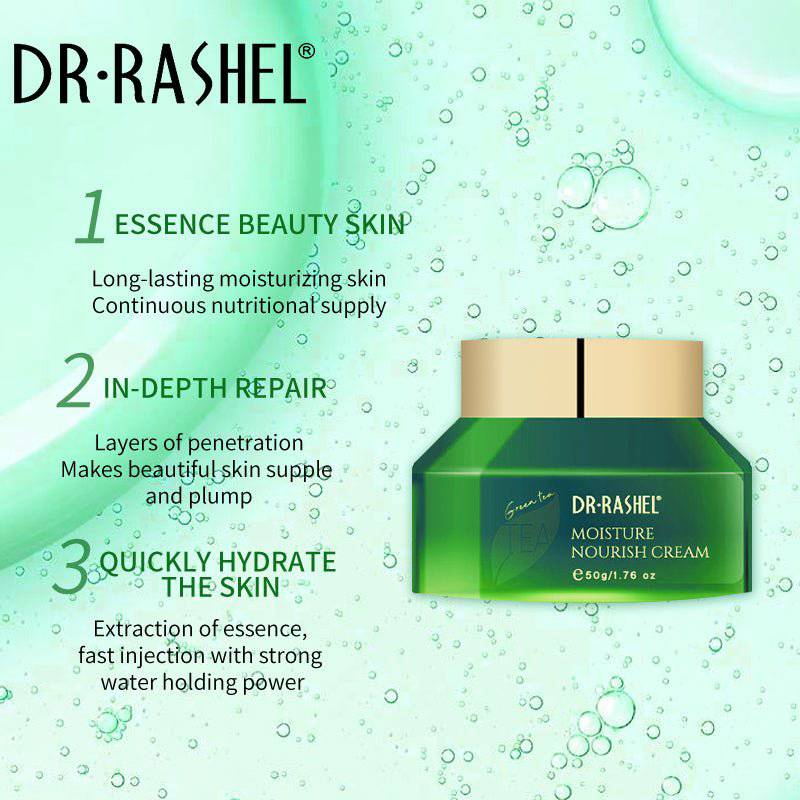 DR RASHEL Green Tea Moisture and Nourish Facial Cream 50g Face Cream - Dr-Rashel-Official