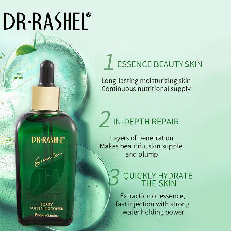 DR RASHEL Green Tea Purify Softening 100ml Facial Toner - Dr-Rashel-Official
