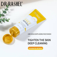 DR RASHEL Product New 24K Gold Anti-Aging Face Wash 100g - Dr-Rashel-Official