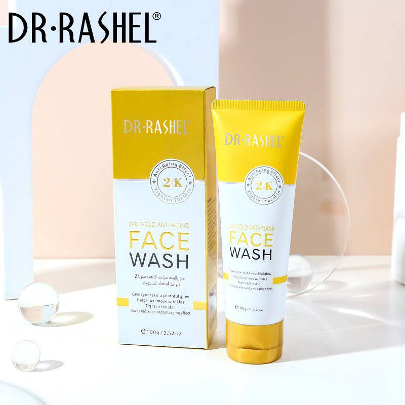 DR RASHEL Product New 24K Gold Anti-Aging Face Wash 100g - Dr-Rashel-Official