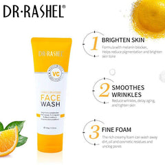DR RASHEL Product Vitamin C Brightening Face Wash 100g - Dr-Rashel-Official