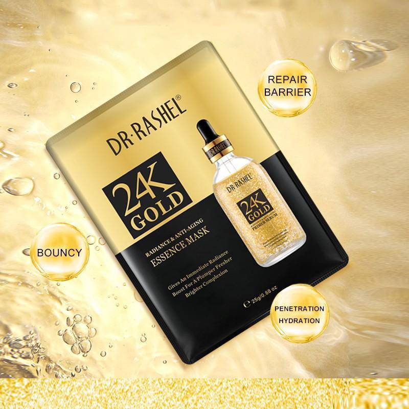 Dr.Rashel 24K Gold Radiance & Anti-Aging Essence Mask - Dr-Rashel-Official