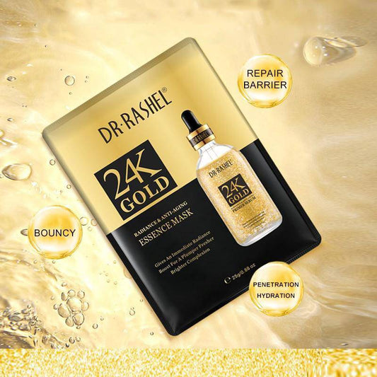Dr.Rashel 24K Gold Radiance & Anti-Aging Essence Mask - Dr-Rashel-Official