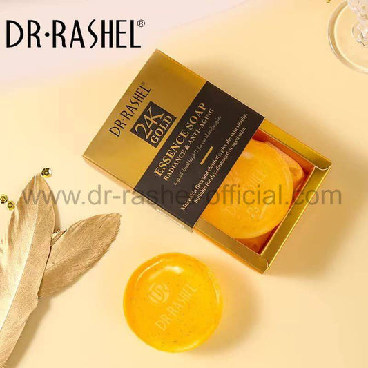 Dr.Rashel 24K Gold Radiance & Anti Aging Essence Soap - 100gms - Dr-Rashel-Official