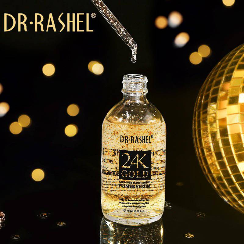 Dr.Rashel 24K Gold Radiance & Anti Aging Primer Serum - 100ml - Dr-Rashel-Official