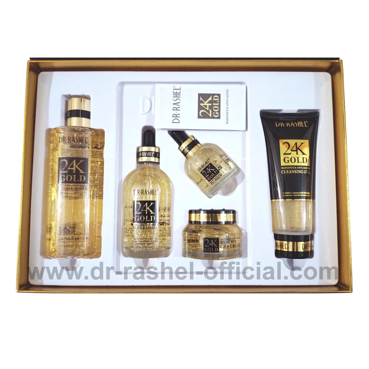 Dr.Rashel 24K Gold Radiance & Anti-Aging Series - Pack of 5 - Dr-Rashel-Official