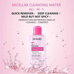 Dr.Rashel All-in-1 Micellar Cleansing Water Deep Action Gentle Moisture Makeup Remover Water - Dr.Rashel - Cleansing Water - Dr-Rashel-Official