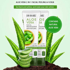 Dr. Rashel Aloe Vera Facial Peeling & Scrub Skin Natural 2 In 1 Oil-Free Exfoliating & Clarifying - Dr-Rashel-Official