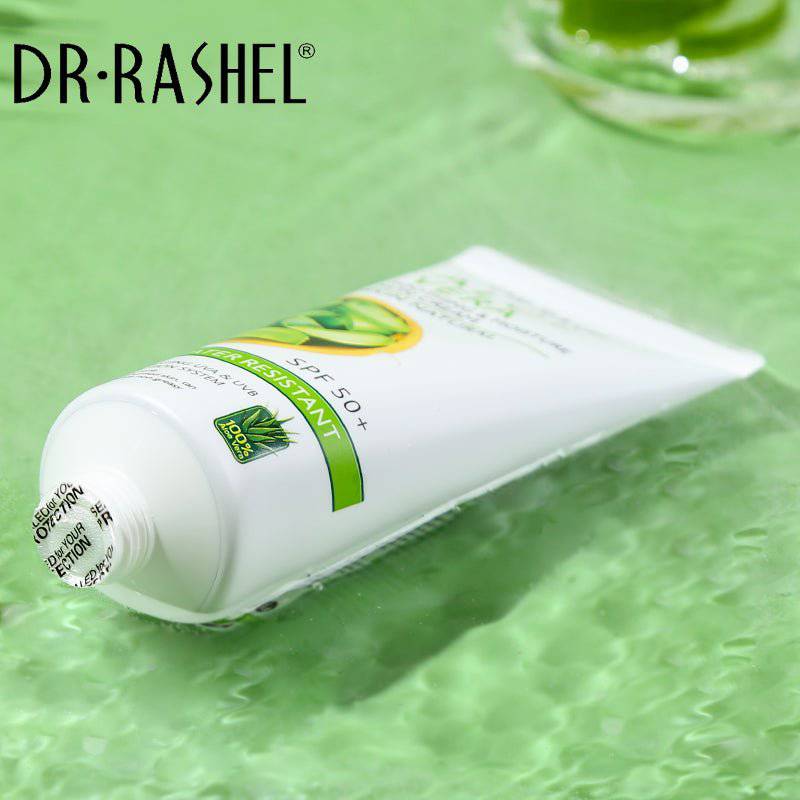 Dr.Rashel Aloe Vera Soothing & Moisture Sun Cream SPF 50+ Water Resistant - 60g - Dr-Rashel-Official