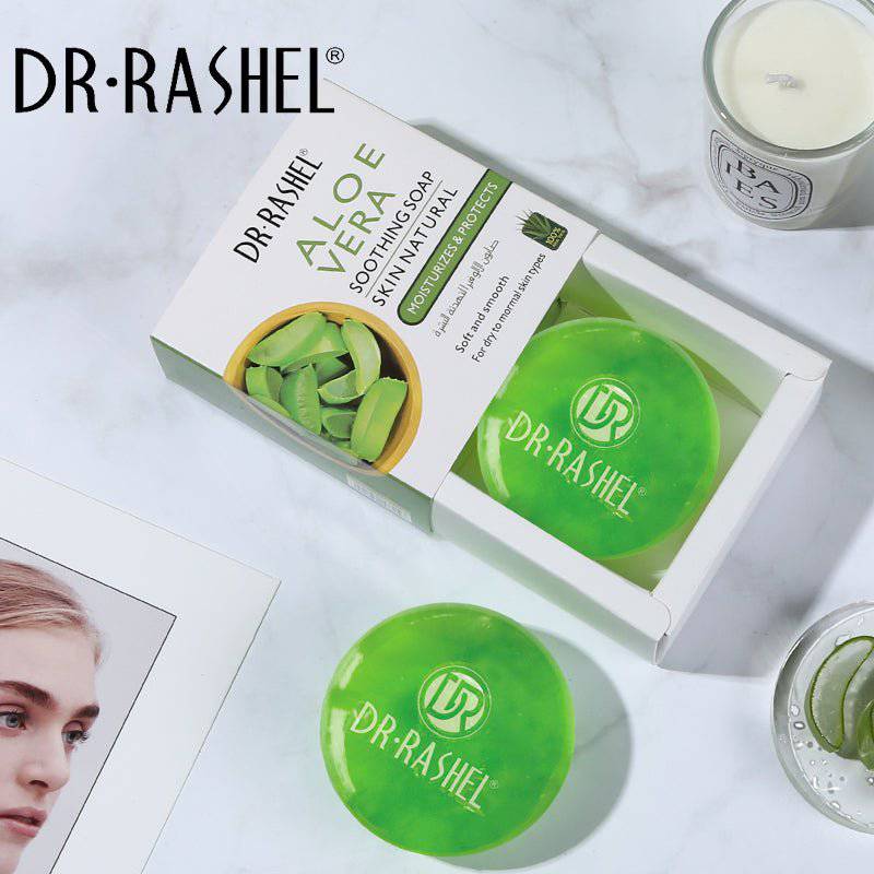 Dr.Rashel Aloe Vera Soothing Skin Natural Soap - 100gms - Dr-Rashel-Official