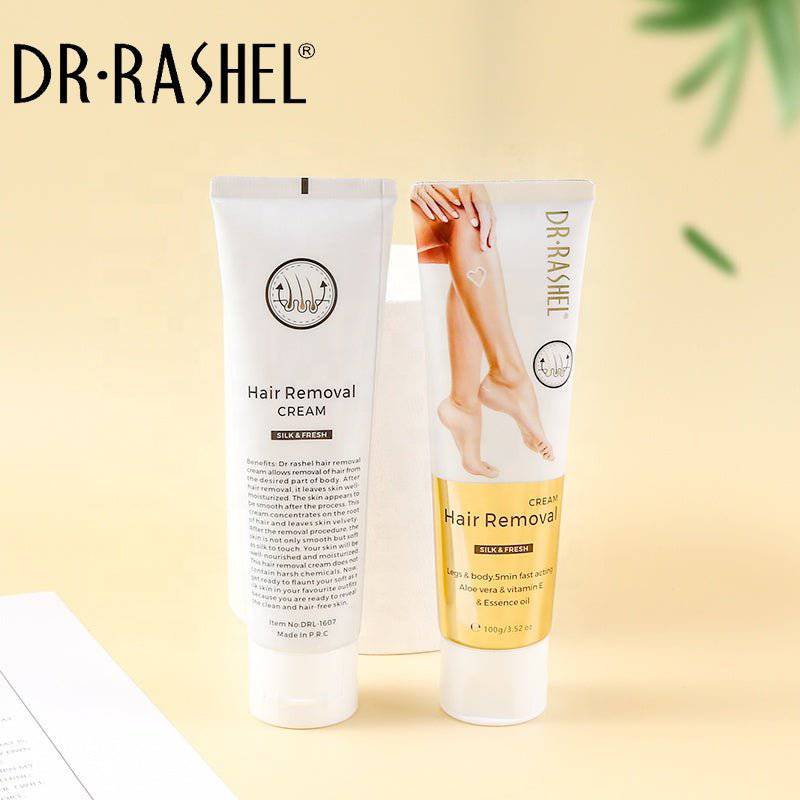 Dr.Rashel Aloe Vera & Vitamin E Silky Legs Underarm Bikini Line Body Depilatory Cream Hair Removal Cream - 100g - Dr-Rashel-Official