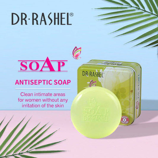 Dr.Rashel Antiseptic Soap & against the Bacteria & Anti Itch for Body and Private Parts for Girls & Women - 100gms - Dr-Rashel-Official