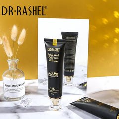 Dr.Rashel Facial wash Gel Foam with Real Gold Atoms & Collagen - Dr-Rashel-Official