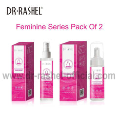 Dr.Rashel Feminine Private Care Deodorant Spray + Foaming Wash - Pack of 2 - Dr-Rashel-Official