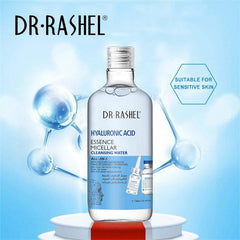 Dr.Rashel Hyaluronic Acid Essence Micellar Cleansing Water All in 1 - 300ml - Dr-Rashel-Official