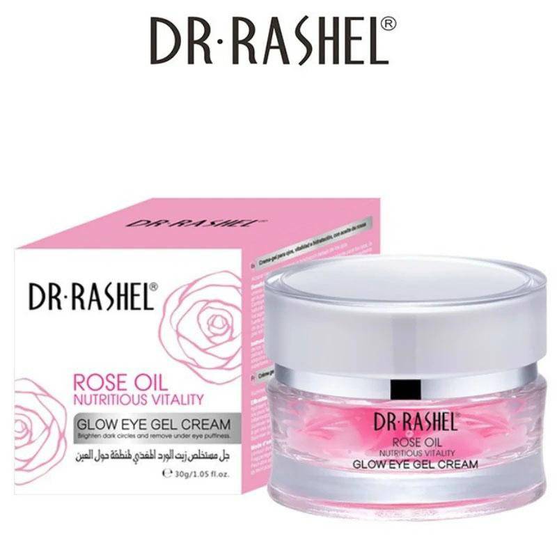 Dr.Rashel Rose Oil Nutritious Vitality Glow Eye Gel Cream - Dr-Rashel-Official