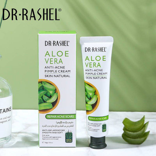 Dr.Rashel Skin Natural Aloe Vera Anti Acne Pimple Cream - 30gms - Dr-Rashel-Official