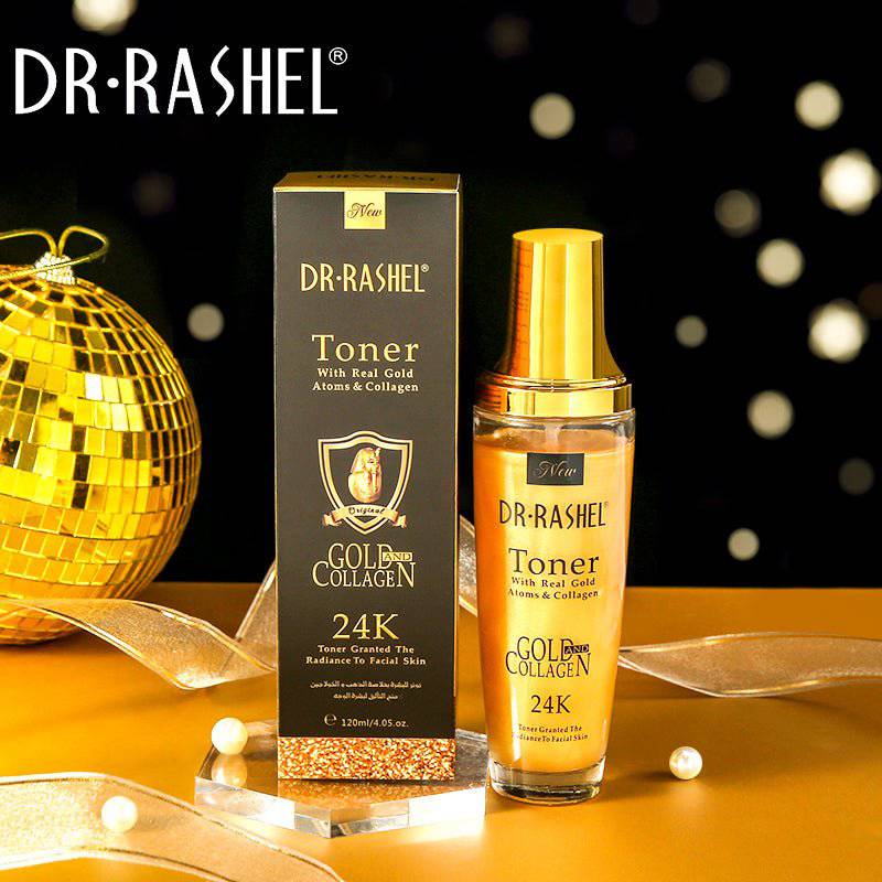 Dr.Rashel Toner with Real Gold Atoms & Collagen 24K Granted the Radiance to Facial Skin - Dr-Rashel-Official