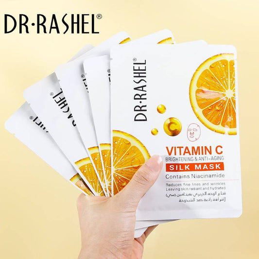 Dr.Rashel Vitamin C Brightening & Anti-Aging Silk Mask - Dr-Rashel-Official