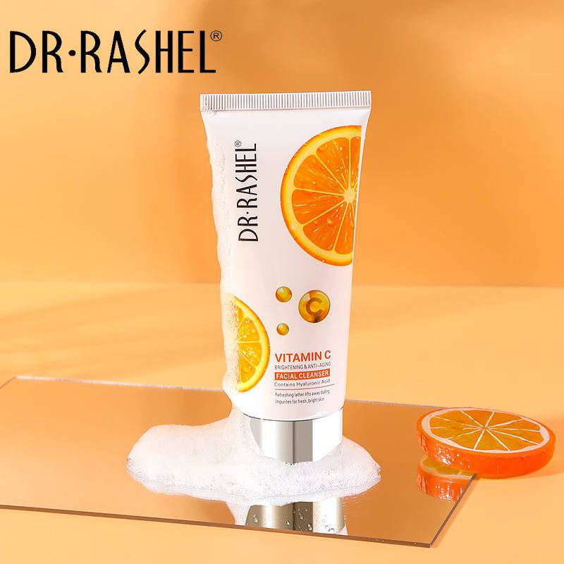 Dr.Rashel Vitamin C Brightening Facial Cleanser with Hyaluronic Acid - 80ml - Dr-Rashel-Official