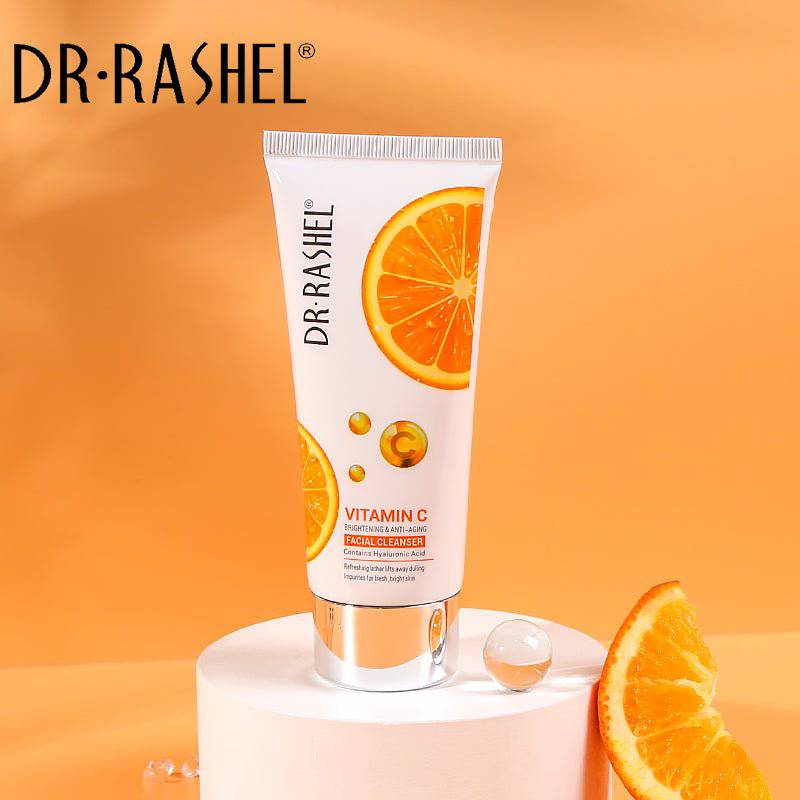 Dr.Rashel Vitamin C Brightening Facial Cleanser with Hyaluronic Acid - 80ml - Dr-Rashel-Official