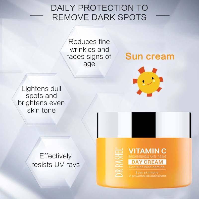 Dr.Rashel Vitamin C Day Cream + Night Cream - Pack of 2 - Dr-Rashel-Official