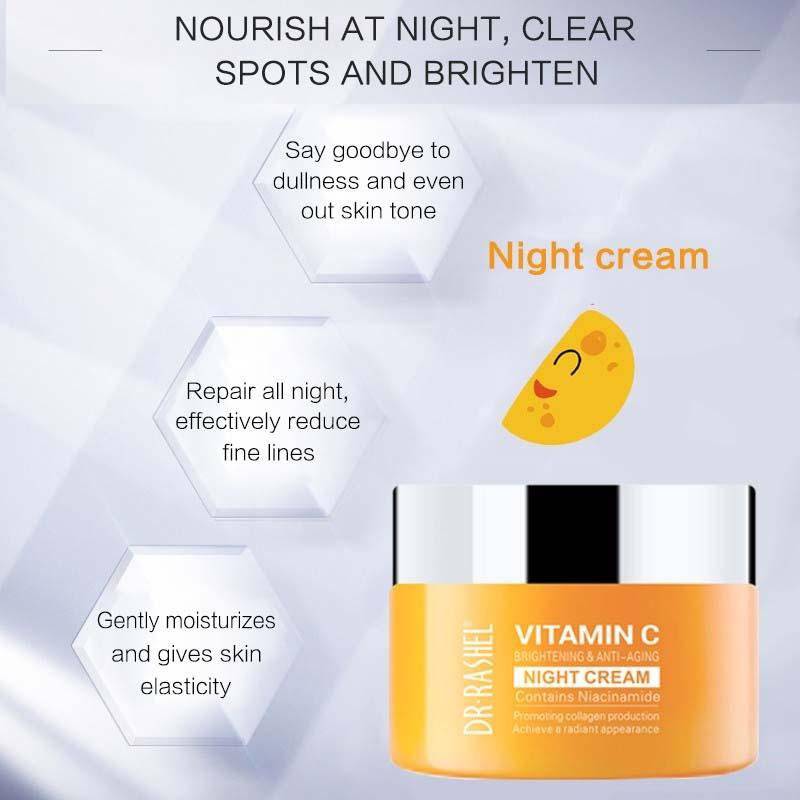 Dr.Rashel Vitamin C Day Cream + Night Cream - Pack of 2 - Dr-Rashel-Official