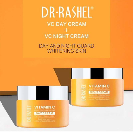 Dr.Rashel Vitamin C Day Cream + Night Cream - Pack of 2 - Dr-Rashel-Official