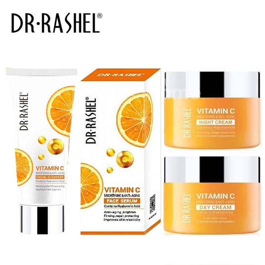 Dr.Rashel Vitamin C Series with Day & Night Cream - Pack of 4 - Dr-Rashel-Official