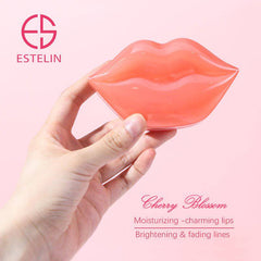 ESTELIN Cherry Blossom Pink Hydrating Lip Patch Sleeping Lip Mask - 22 Pcs - Dr-Rashel-Official