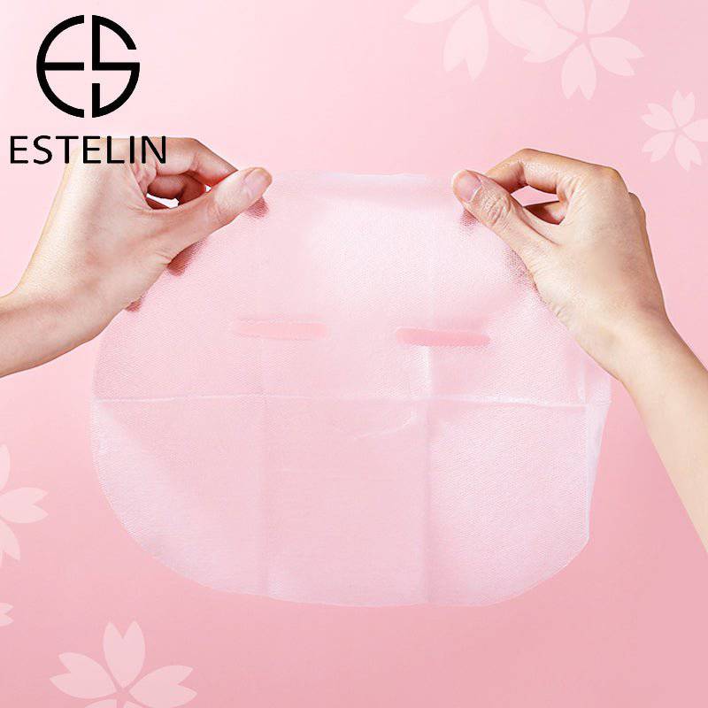 ESTELIN Cherry Blossoms Micro-Nutritive Brightening Facial Sheet Mask 25g*5pcs - Dr-Rashel-Official