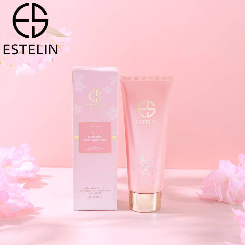 ESTELIN Cherry Blossoms Micro-Nutritive Facial Cleanser 100ml Face Wash - Dr-Rashel-Official