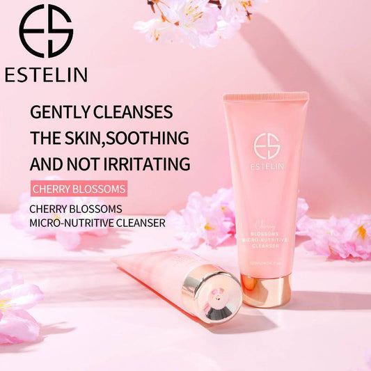 ESTELIN Cherry Blossoms Micro-Nutritive Facial Cleanser 100ml Face Wash - Dr-Rashel-Official