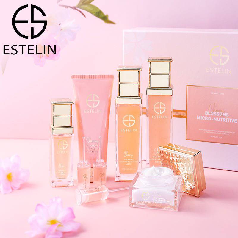 ESTELIN Cherry Blossoms Micro-nutritive Skin Care Kit Pack of 8 - Estelin - skin care - Dr-Rashel-Official