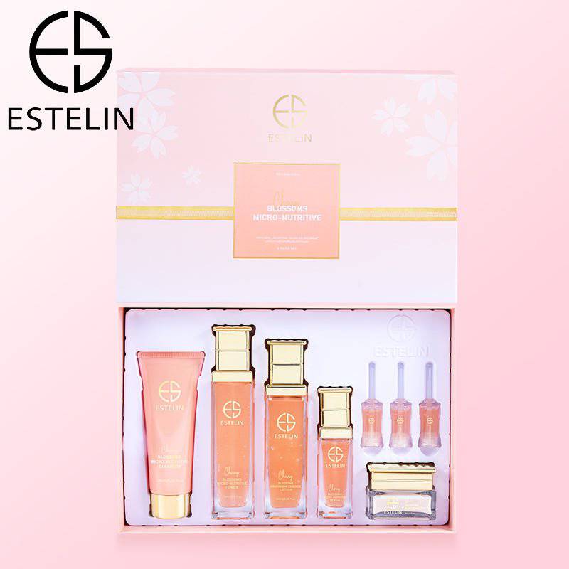 ESTELIN Cherry Blossoms Micro-nutritive Skin Care Kit Pack of 8 - Estelin - skin care - Dr-Rashel-Official