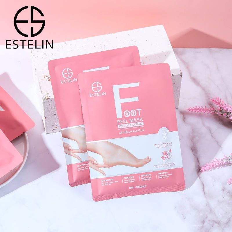 ESTELIN Foot Care Mask Rose Nourishing Foot Mask 40g - 2pairs - Dr-Rashel-Official