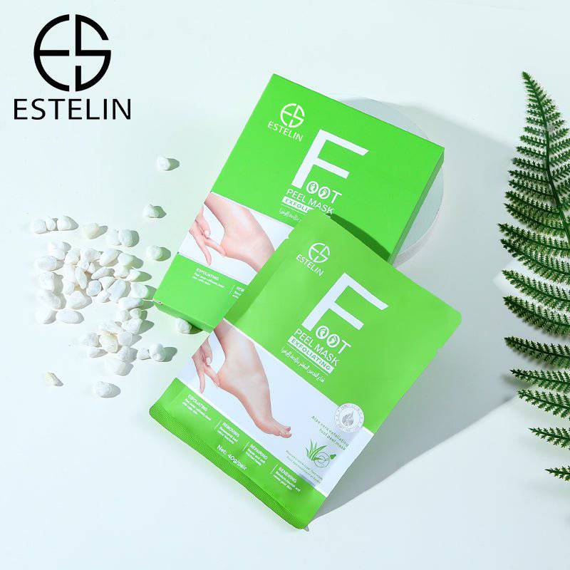 ESTELIN Foot Care Series Aloe Vera Exfoliating Foot Peel Mask 40g - 2pairs - Dr-Rashel-Official