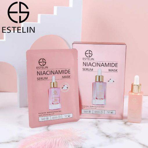 Estelin Niacinamide brightening serum mask Sheets - Dr-Rashel-Official