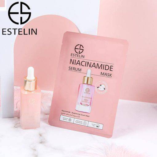 Estelin Niacinamide brightening serum mask Sheets - Dr-Rashel-Official