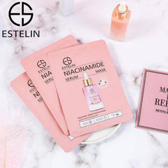 Estelin Niacinamide brightening serum mask Sheets - Dr-Rashel-Official