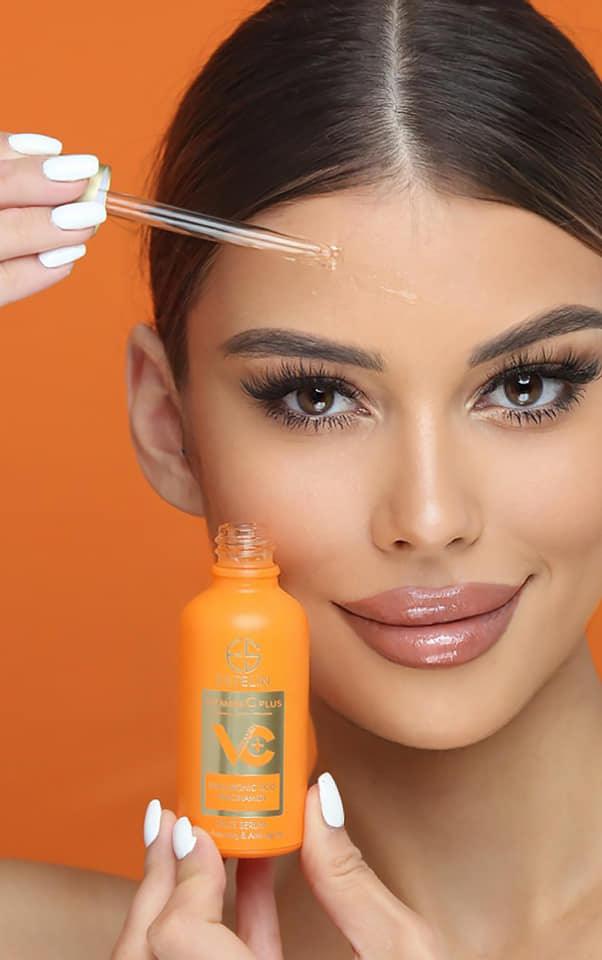 Estelin Vitamin C Plus Hyaluronic Acid Niacinamide Face Serum – Dr-Rashel-Official