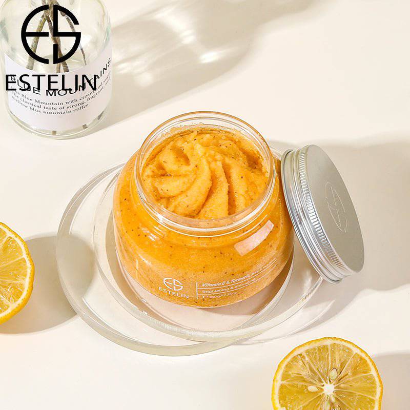 Estelin Vitamin C & Turmeric Body & Face Scrub by Dr.Rashel - 350g - Dr-Rashel-Official