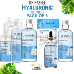 Dr Rashel Hyaluronic Acid Series Bundle Pack Of 6 With Single Mask Sheet - Dr-Rashel-Official
